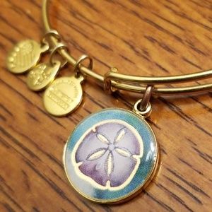 Alex and Ani Sand Dollar Bangle Bracelet